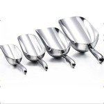 Ice Cube Endurance Cast Aluminum Kitchen Scoop Set