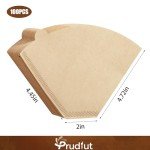 200 Count Unbleached Cone Coffee Filters, 8-12 Cups