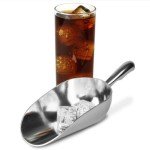 Ice Cube Endurance Cast Aluminum Kitchen Scoop Set