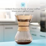 100 Unbleached Paper Coffee Filters #4 for Drip Brew