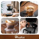 200 Count Unbleached Cone Coffee Filters, 8-12 Cups