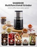One Touch Electric Coffee Grinder with Steel Bowl