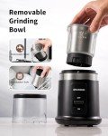 One Touch Electric Coffee Grinder with Steel Bowl