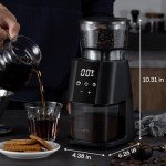 Electric Conical Burr Coffee Grinder with Timer