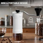 Portable Manual Coffee Grinder with 40 Settings
