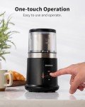 One Touch Electric Coffee Grinder with Steel Bowl