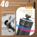 EZLucky Manual Coffee Grinder with 40 Adjustments