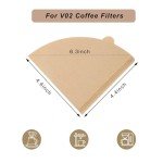 Adove Size 02 Cone Coffee Filters, 100 Count