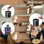 EZLucky Manual Coffee Grinder with 40 Adjustments