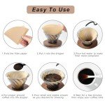 Adove Size 02 Cone Coffee Filters, 100 Count