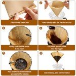 Unbleached #2 Coffee Filters, 200 Count, Cone Shape