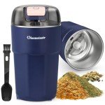 Hermolante One-Key Electric Spice and Coffee Grinder