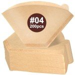 Brown No. 4 Coffee Filters, 200 Count
