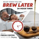 Gourmia 5-Cup Programmable Drip Coffee Maker
