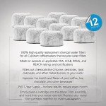 12-Pack Charcoal Water Filters for Braun Coffee Makers