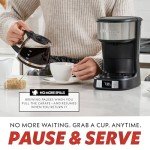 Gourmia 5-Cup Programmable Drip Coffee Maker