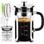 YMMIND Stainless Steel French Press Coffee Maker