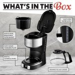 Gourmia 5-Cup Programmable Drip Coffee Maker