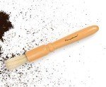 Wood Handle Coffee Grinder Cleaning Brush with Bristles