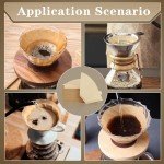 Weenkilly Premium Cone Coffee Filters - 200 Count