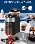 Lonkion Electric Burr Coffee Grinder with 28 Settings