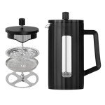 Jze Borosilicate Glass French Press - 34oz