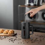 Jze Borosilicate Glass French Press - 34oz