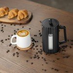 Jze Borosilicate Glass French Press - 34oz