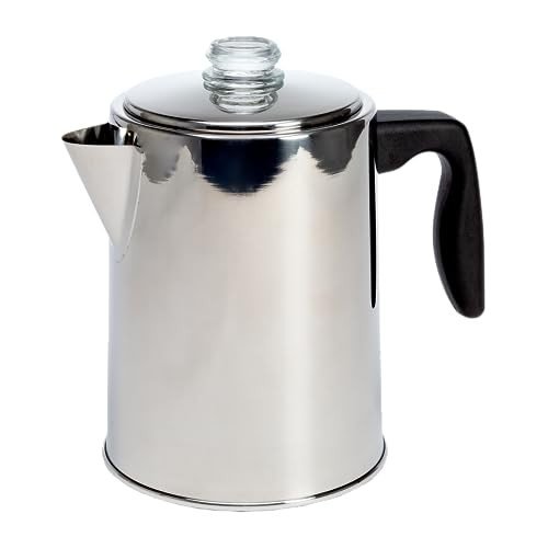 Stovetop Percolator Coffee Maker - 8 Cup Stainless Steel
