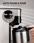 SHARDOR 8-Cup Programmable Coffee Maker with Carafe