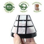 4-Pack Reusable Coffee Maker Filter Set