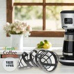 4-Pack Reusable Coffee Maker Filter Set