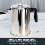 Stovetop Percolator Coffee Maker - 8 Cup Stainless Steel
