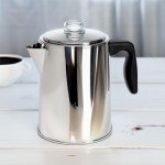 Stovetop Percolator Coffee Maker - 8 Cup Stainless Steel