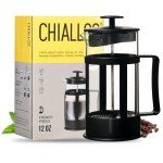Compact Mini French Press Coffee Maker - 12oz
