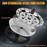 Compact Mini French Press Coffee Maker - 12oz