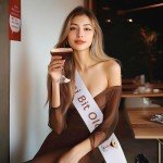 Espresso Martini Birthday Scarf for Parties