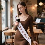 Espresso Martini Birthday Scarf for Parties