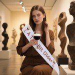 Espresso Martini Birthday Scarf for Parties