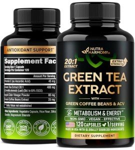 Green Tea Extract with Coffee & Apple Cider Capsules