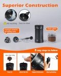 Adjustable Manual Coffee Grinder for Espresso & Travel