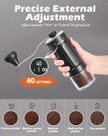 Adjustable Manual Coffee Grinder for Espresso & Travel
