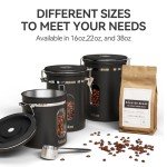 Veken Airtight Coffee Canister with Date Tracker