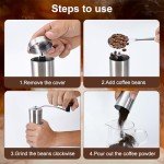 Portable Manual Coffee Grinder for Espresso & French