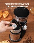 Adjustable Electric Burr Coffee Grinder with 16 Settings