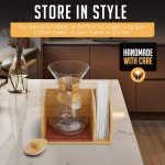HEXNUB Bamboo Stand for Pour Over Coffee Makers