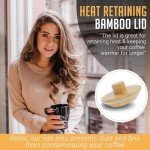 HEXNUB Bamboo Stand for Pour Over Coffee Makers