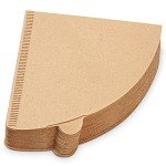 Unbleached Cone Coffee Filters for V60 Drippers - 100 Count