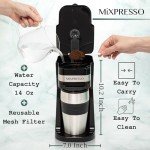 Mixpresso Single Serve Coffee Maker with Travel Mug