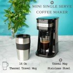 Mixpresso Single Serve Coffee Maker with Travel Mug